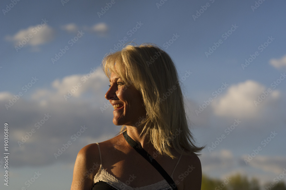 Woman Smiling Big Woman Smiling Big