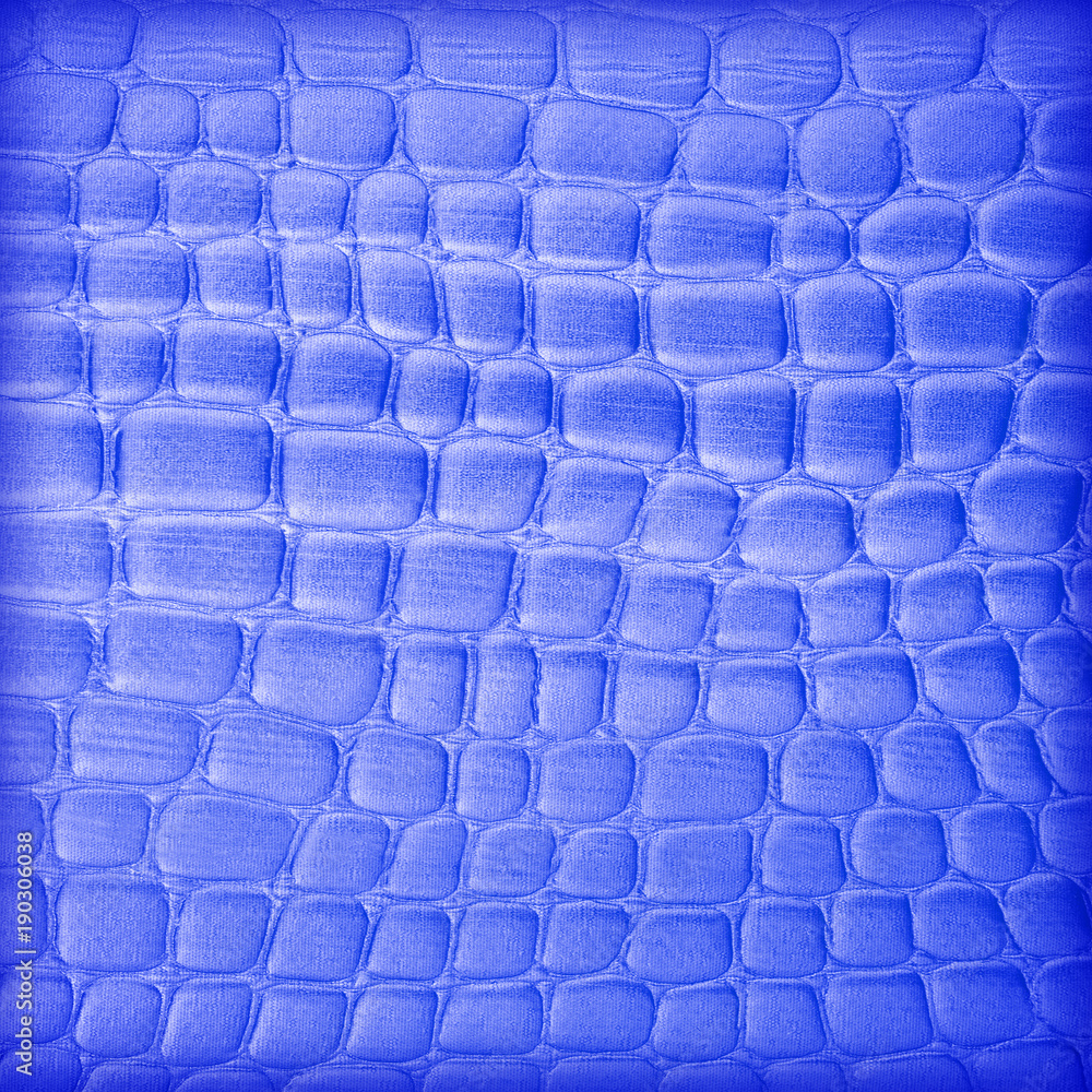 Fototapeta premium blue artificial leather texture as background