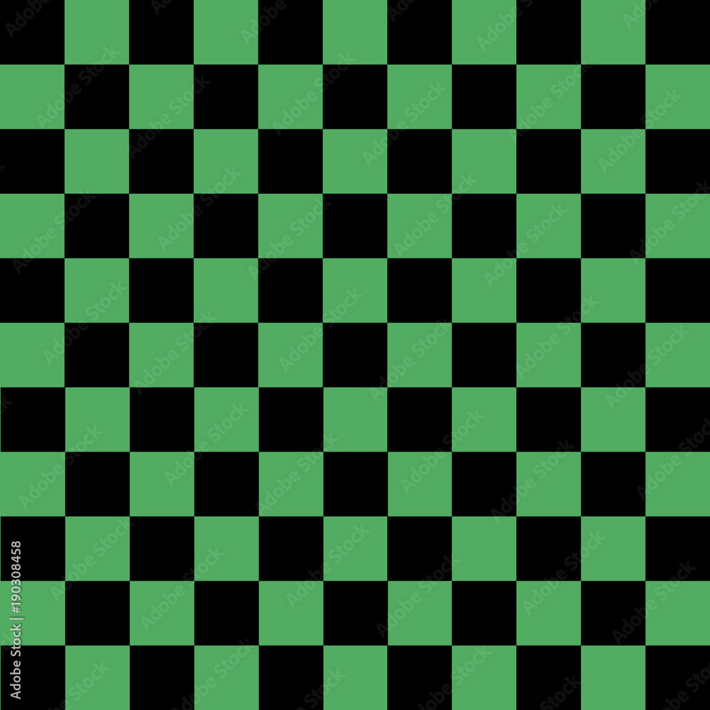 Black and green checkered background Black and green checkered background