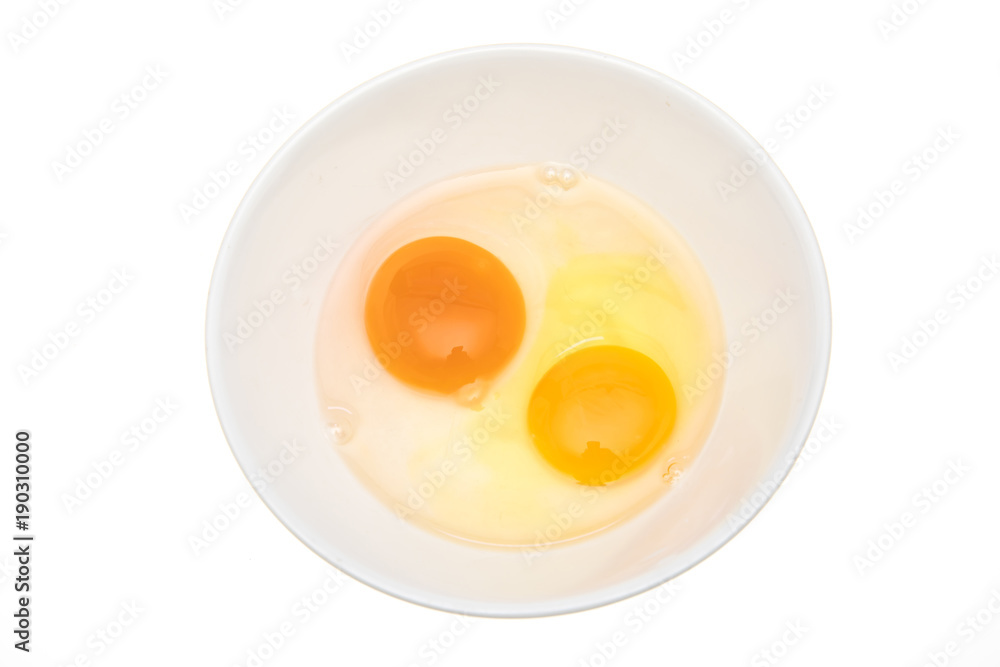Duck egg yolk and hen egg yolk Duck egg yolk and hen egg yolk