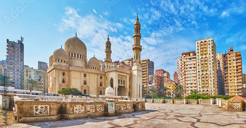 Canvas Print Sidi Yaqut al-Arshi mosque in Alexandria, Egypt