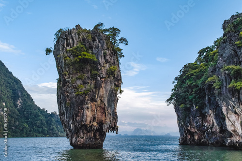 Iconic Island in Phang Nga Bay, Thailand
