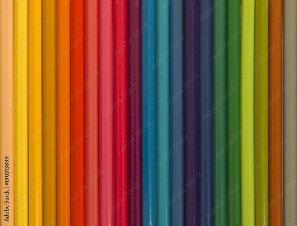 Many Colors of Colored Pencils in a Row