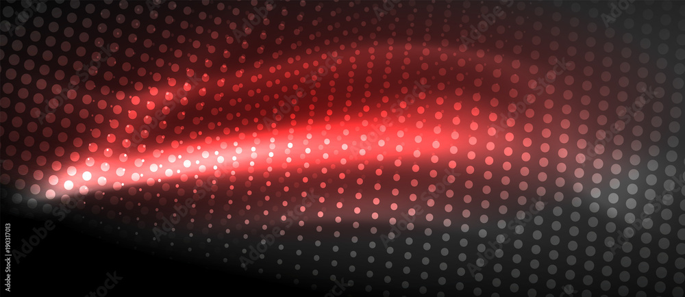 Neon light effects, particles Neon light effects, particles