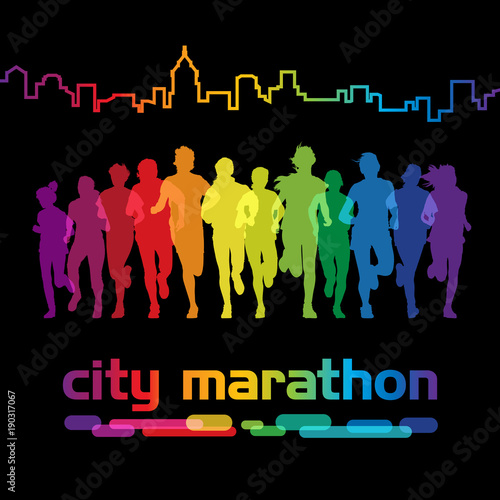 Running people