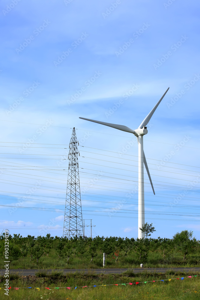 wind turbines