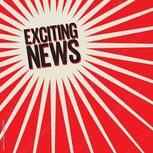 Exciting News Poster or Banner