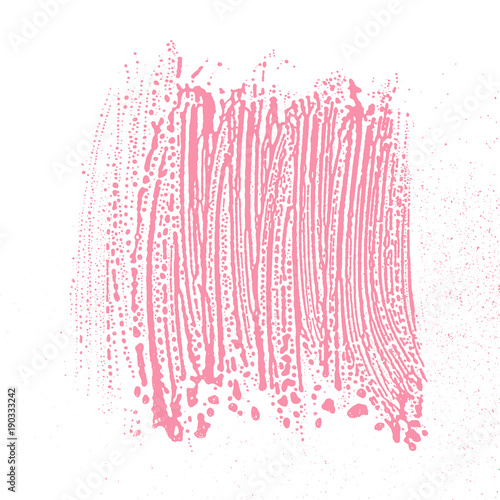 Natural soap texture. Alluring bright pink foam trace background. Artistic optimal soap suds. Cleanliness, cleanness, purity concept. Vector illustration.