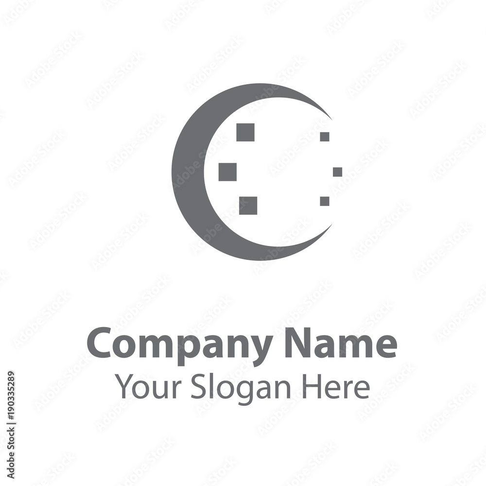 Abstract logo design, circle vector logo design Abstract logo design, circle vector logo design