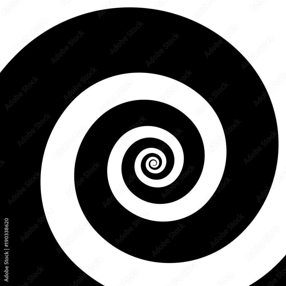 Vector abstract black spiral background. Vector abstract black spiral background.
