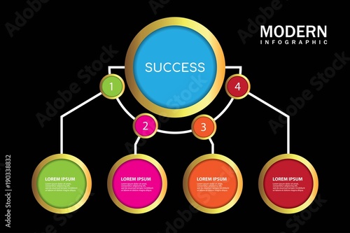 Modern infographic