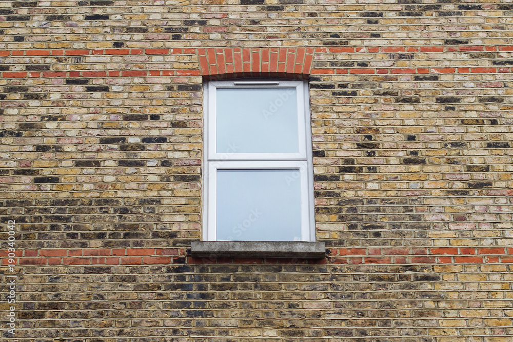 window on classical brick building architecture window on classical brick building architecture