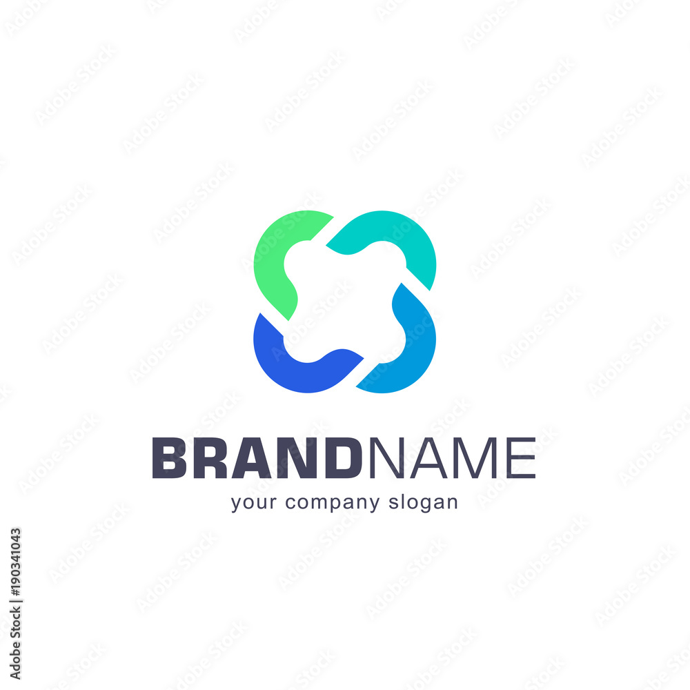 Vector logo for your business. Association, Alliance, Unity. Vector logo for your business. Association, Alliance, Unity.