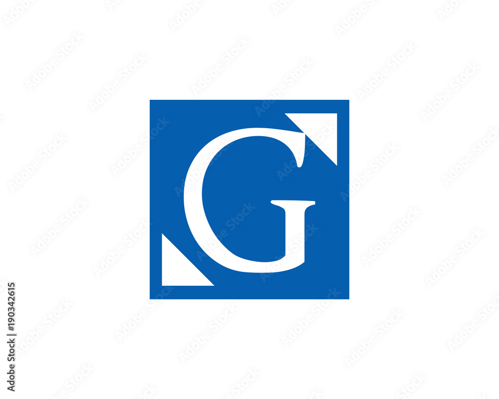 g letter square logo g letter square logo