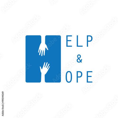 Help and hope logo graphic design