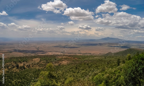 The Great Rift Valley from the Kamandura Mai-Mahiu Narok Road, K