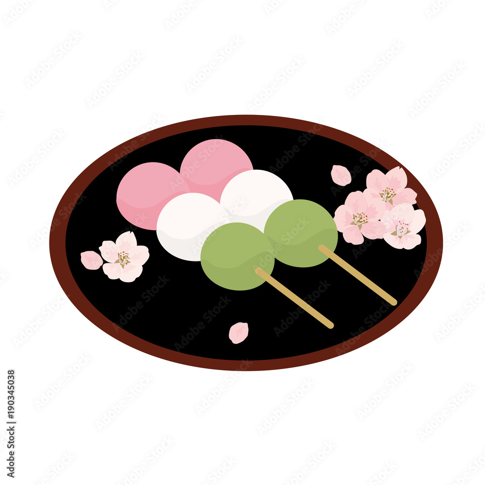 花見団子 イラスト Stock Vector Adobe Stock 花見団子 イラスト Stock Vector Adobe Stock