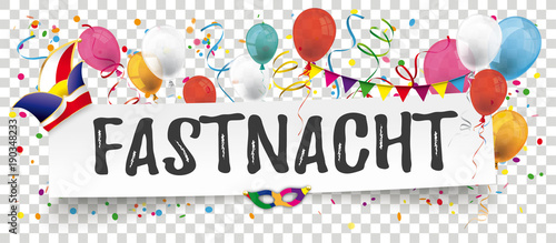 Fastnacht Banner Transparent