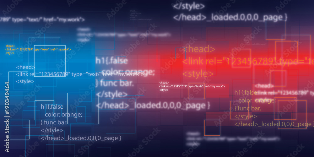 Programming code abstract technology background