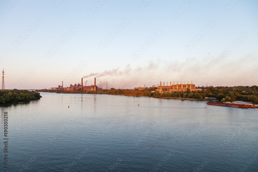 Metallurgical Works on the riverside