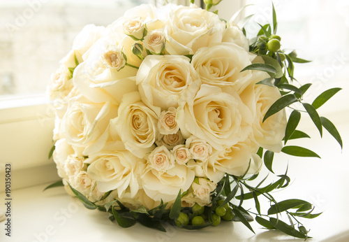 wedding, bouquet bride flowers, groom, rose, love, celebration, white, married, dress, couple, ceremony, hands, suit, romance, beauty, people