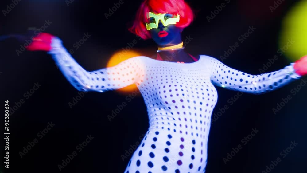 sexy neon glow suit woman sexy neon glow suit woman