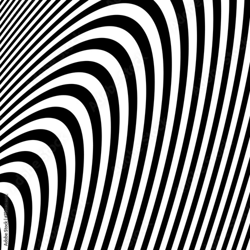 Wallpaper Mural Abstract Black and White Modern Striped Background Torontodigital.ca