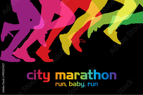 Running people