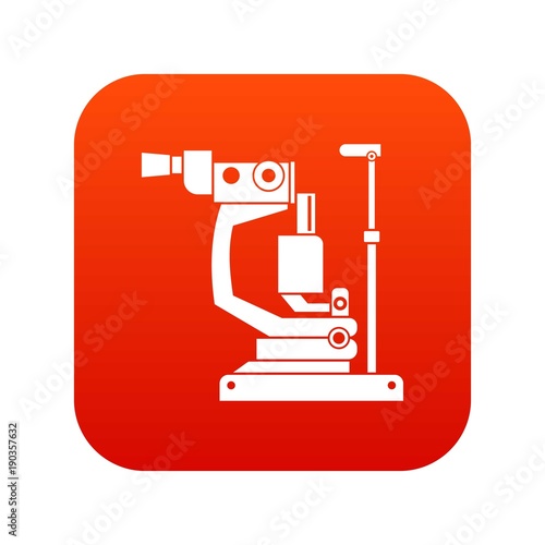 Phoropter icon digital red