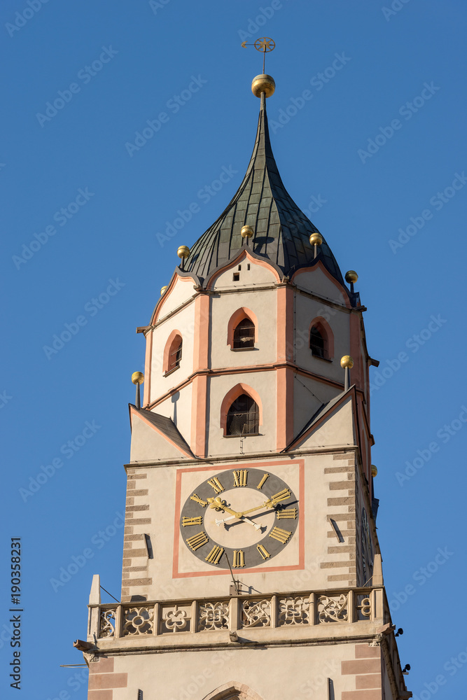 Bell Tower of the Cathedral of Merano - Italy