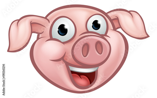 Pig Cartoon Character