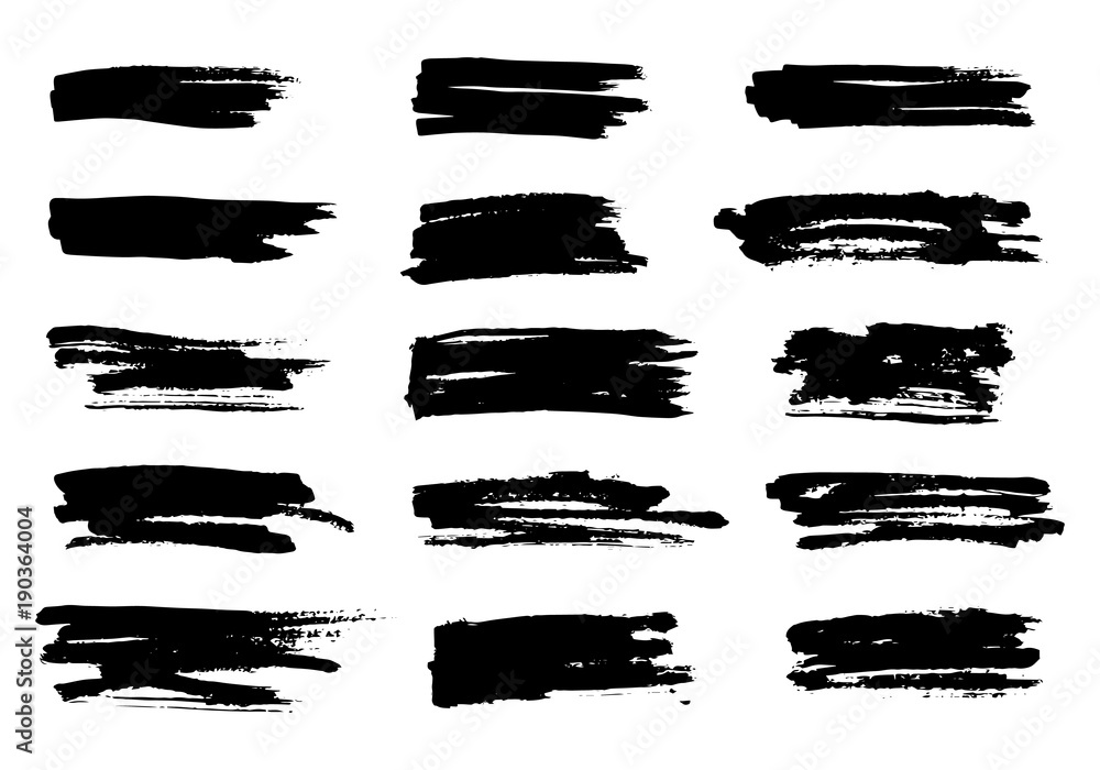 Set of square horizontal grunge banners, vector illustration. Set of square horizontal grunge banners, vector illustration.