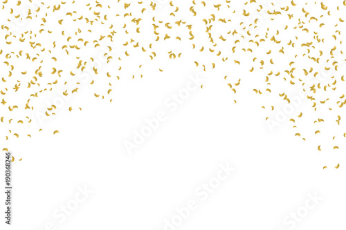 Konfetti fallend - gold