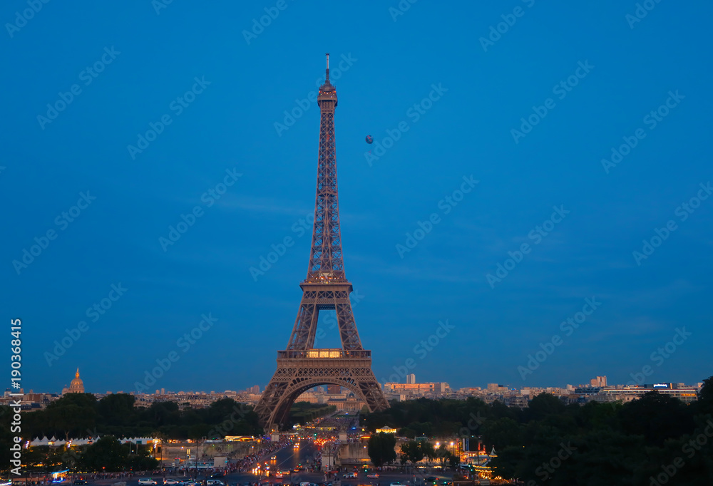 Eiffel Tower In The Evening