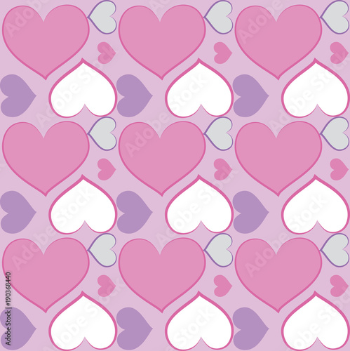 pattern pink heart 