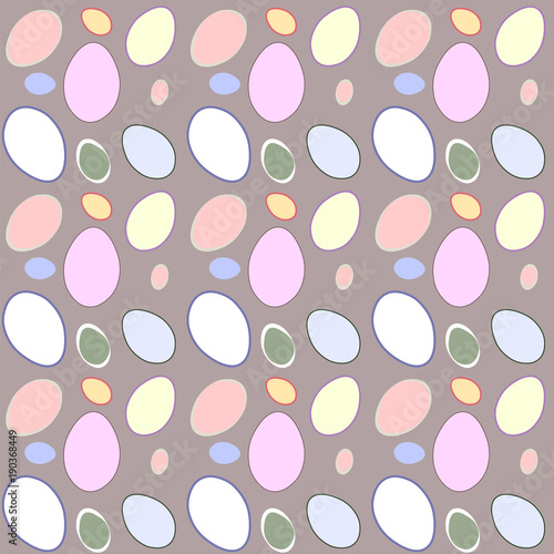 pattern colored eggs for easter2