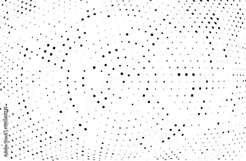 Abstract futuristic halftone pattern. Comic background. Dotted backdrop with circles  dots  small large scale.