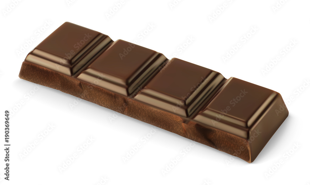 Barre de chocolat vectorielle 1 Barre de chocolat vectorielle 1