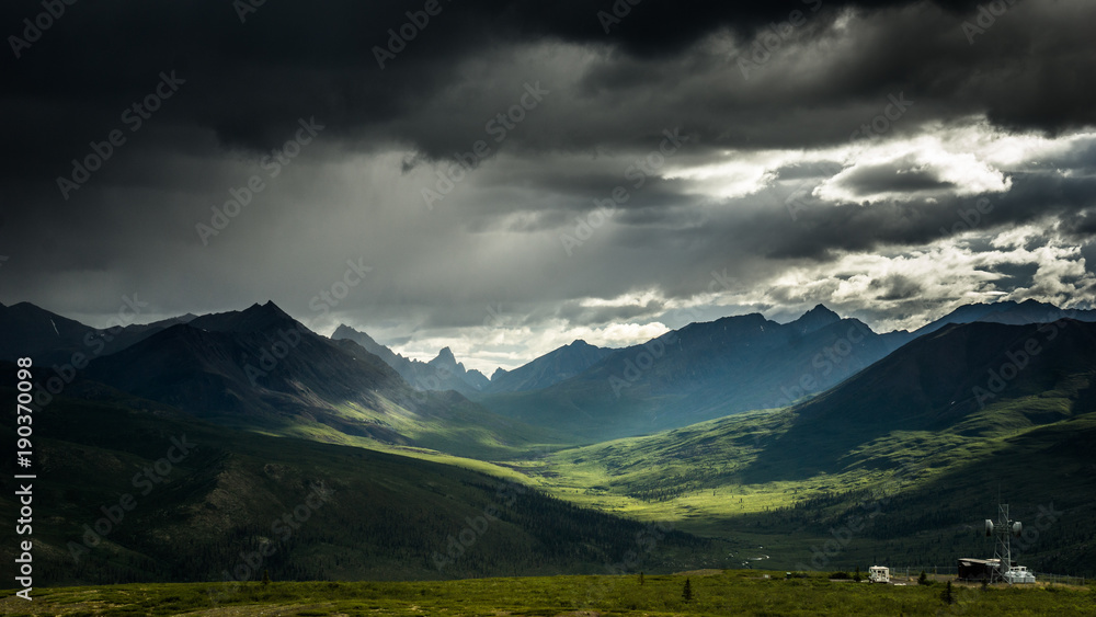 Valley in Tombstone Territorial Park, Yukon, Canada Valley in Tombstone Territorial Park, Yukon, Canada