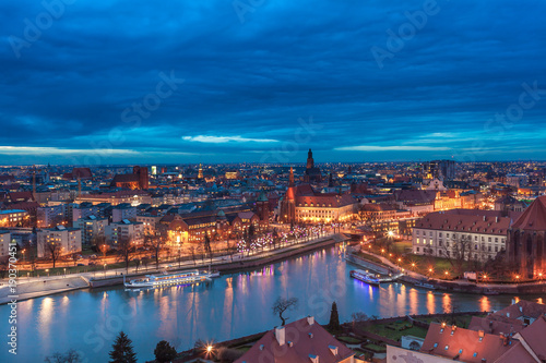 Obraz na płótnie Skyline city w salonie