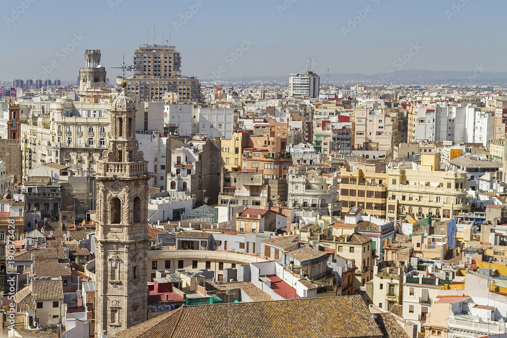 Naklejka premium Valencia city
