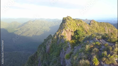 Castle Rock Peak in the Coromandel Peninsula, New Zealand photo