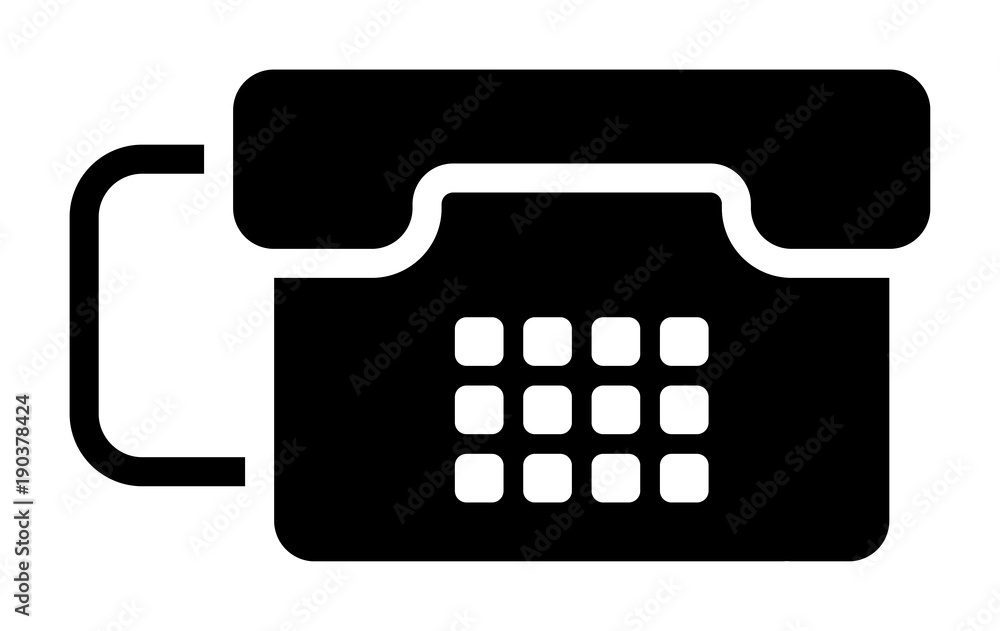 Telephone vector icon Telephone vector icon