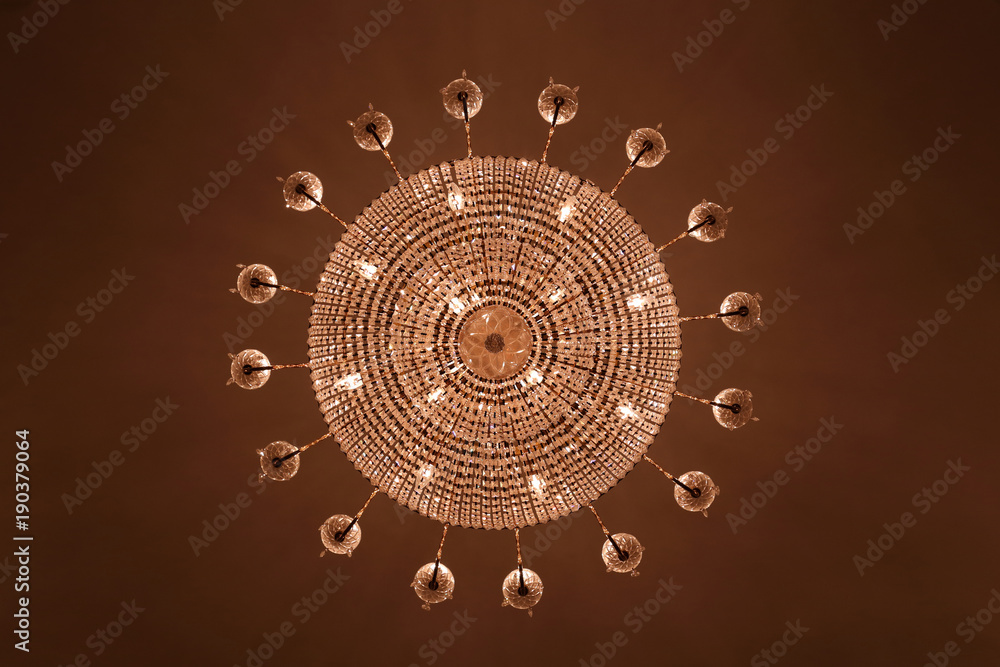 Fotografie The big crystal chandelier