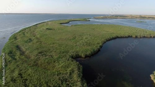 Wallpaper Mural Sea landscape. Panoramic sea view at summer sunny day. Torontodigital.ca