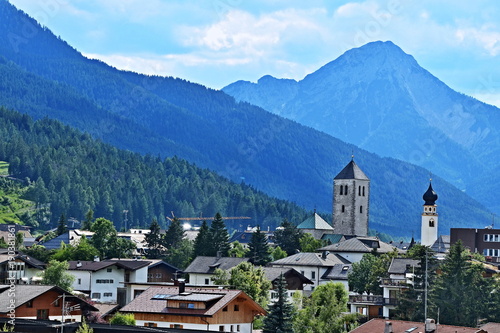 Italian Dolomites -view on the town San Candido