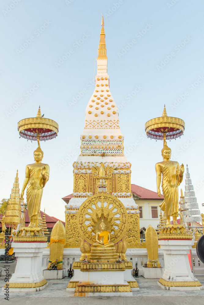 Naklejka premium Buddhist Phra That Nakhon ,nakhon phanom in thailand