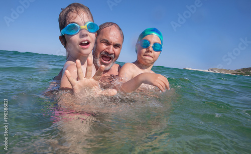 Grandfather Sea Kids Fun © VILevi
