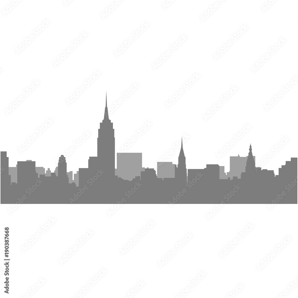 New York City Skyline - megalopolis cityscape