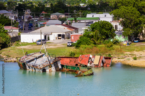 Photos Two Wreched Boats from Hurricane Irma